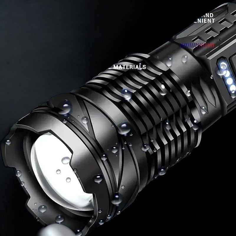 100000LM Tactical LED Flashlight built to include waterproof protection - Flashlight by Tech Nova Hub