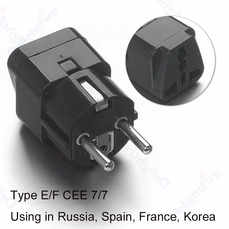 Universal Travel Plug Adapter including lightweight construction - Travel Plug Adapter by Tech Nova Hub
