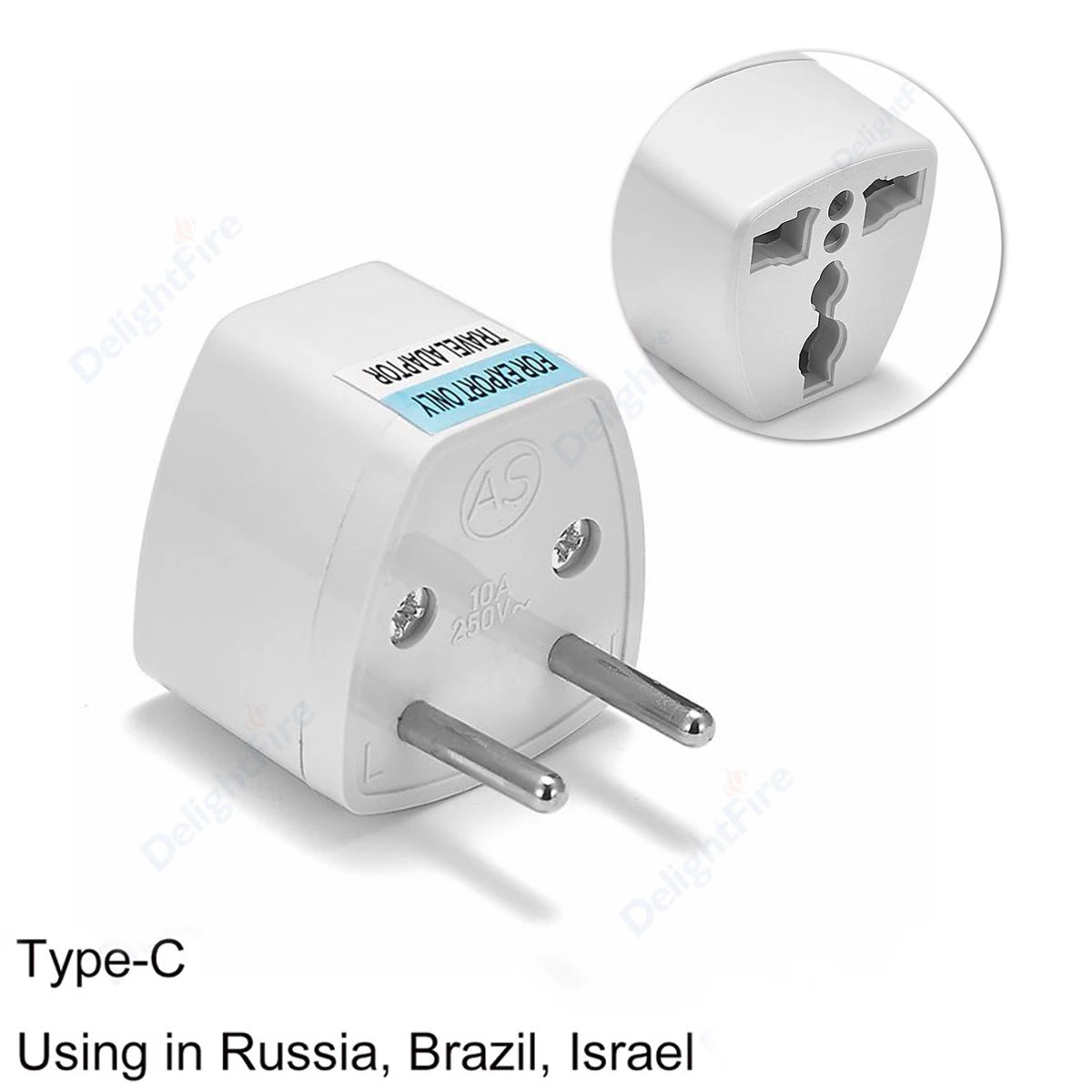 Universal Travel Plug Adapter featuring lightweight construction - Travel Plug Adapter by Tech Nova Hub