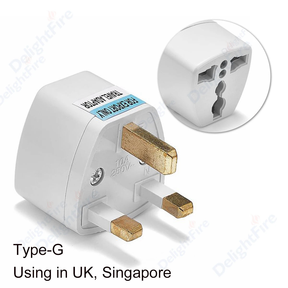 Universal Travel Plug Adapter equipped with lightweight construction - Electronics by Tech Nova Hub