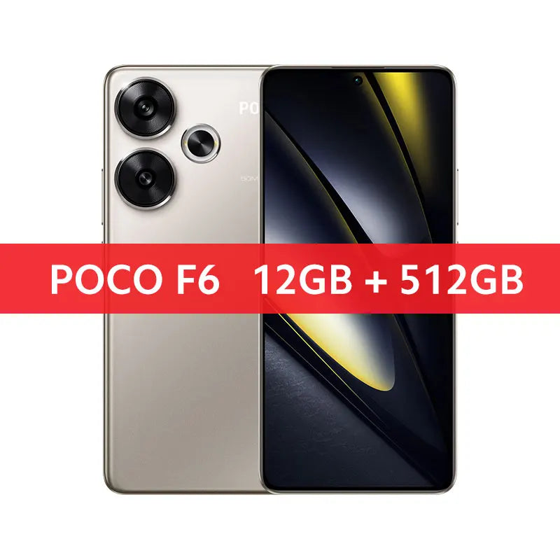 POCO F6 Smartphone Global Version Snapdragon®8s including energy-efficient LED lighting - Smartphone by Tech Nova Hub