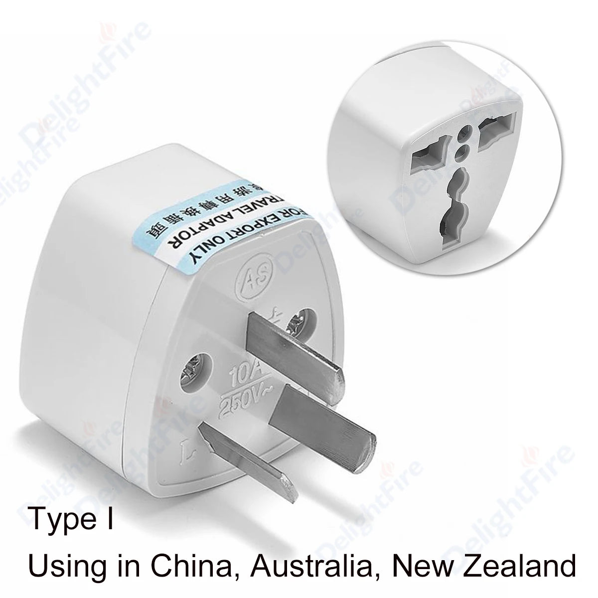 Universal Travel Plug Adapter enhanced by lightweight construction - Travel Plug Adapter by Tech Nova Hub