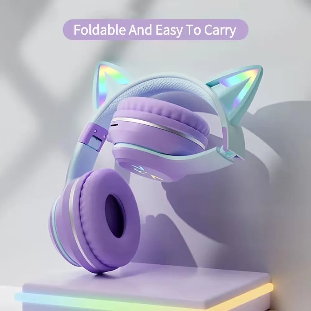 Cat Ear Bluetooth Headset/Headphones Wireless | Tech Nova Hub