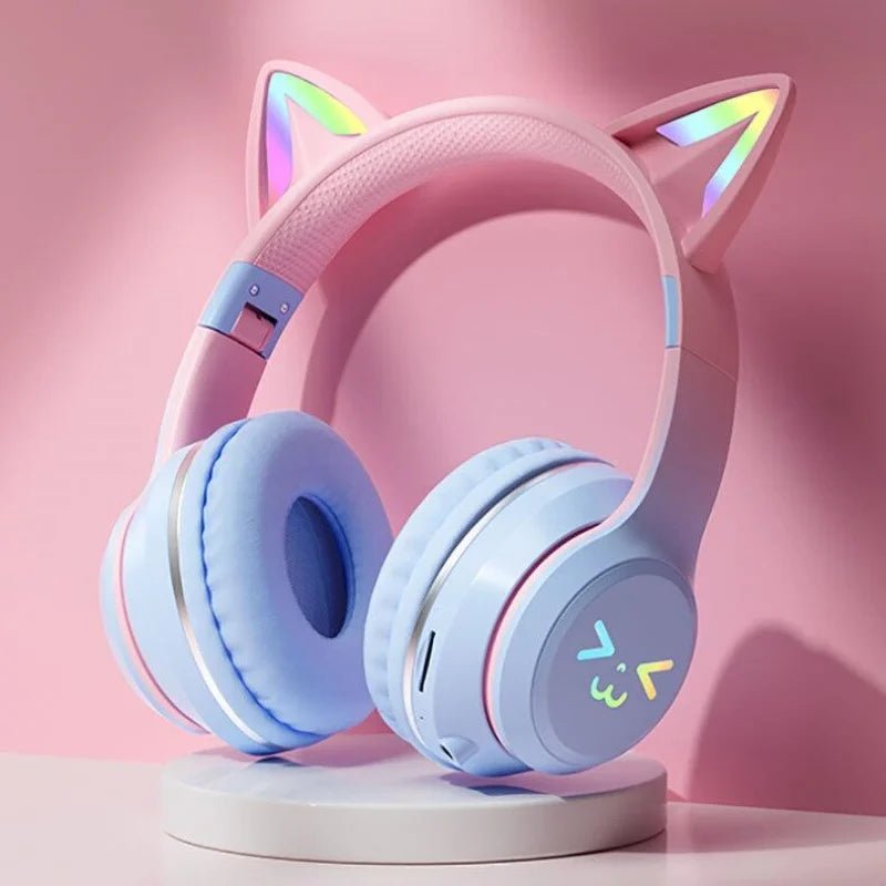 Cat Ear Bluetooth Headset/Headphones Wireless | Tech Nova Hub