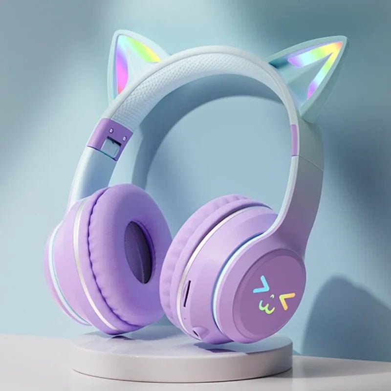 Cat Ear Bluetooth Headset/Headphones Wireless | Tech Nova Hub
