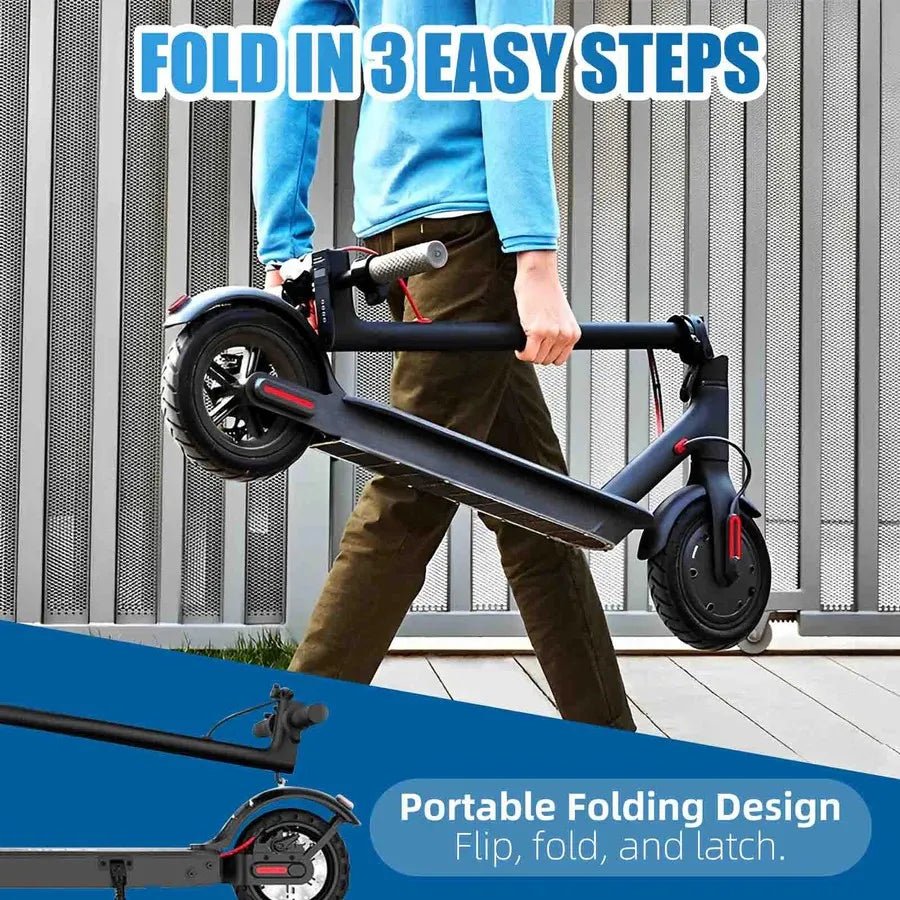 Emoko HT-T4 PRO Electric Scooter – 350W, 36V, Foldable for Adults/Teens enhanced by long-lasting battery life - Electric Scooter by Tech Nova Hub