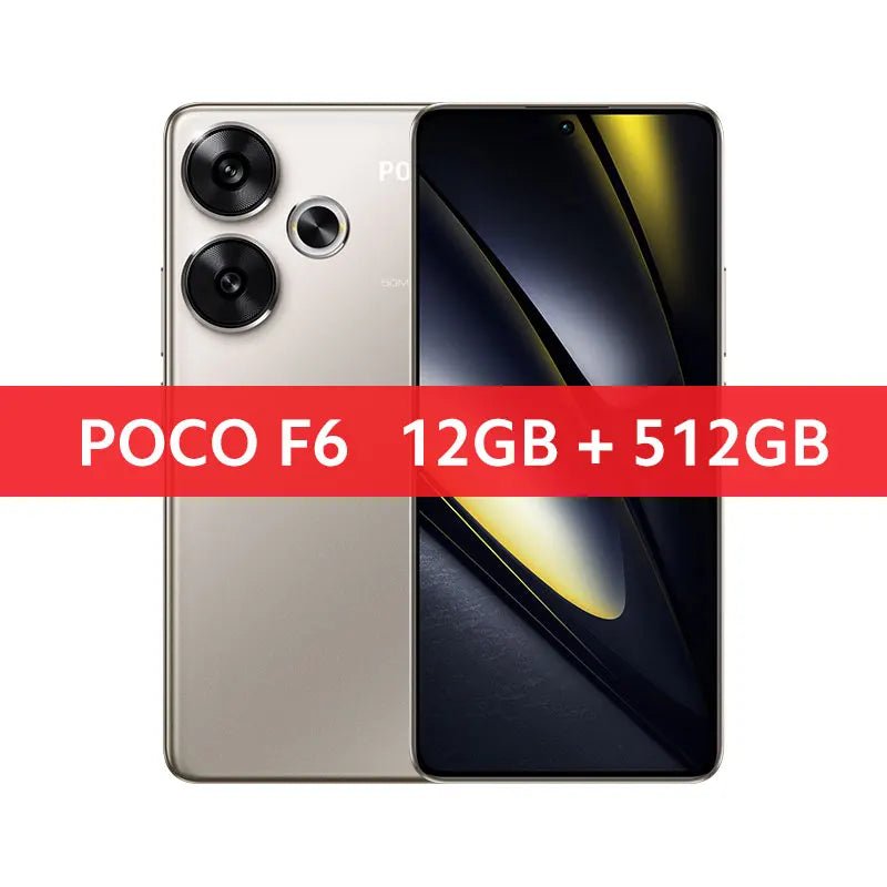 POCO F6 Smartphone 256GB 512GB highlighting long-lasting battery life - Smartphone by Tech Nova Hub