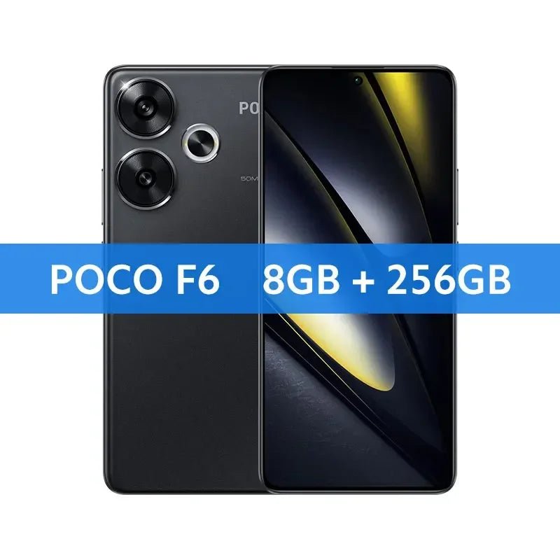 POCO F6 Smartphone 256GB 512GB equipped with energy-efficient LED lighting - Smartphone by Tech Nova Hub