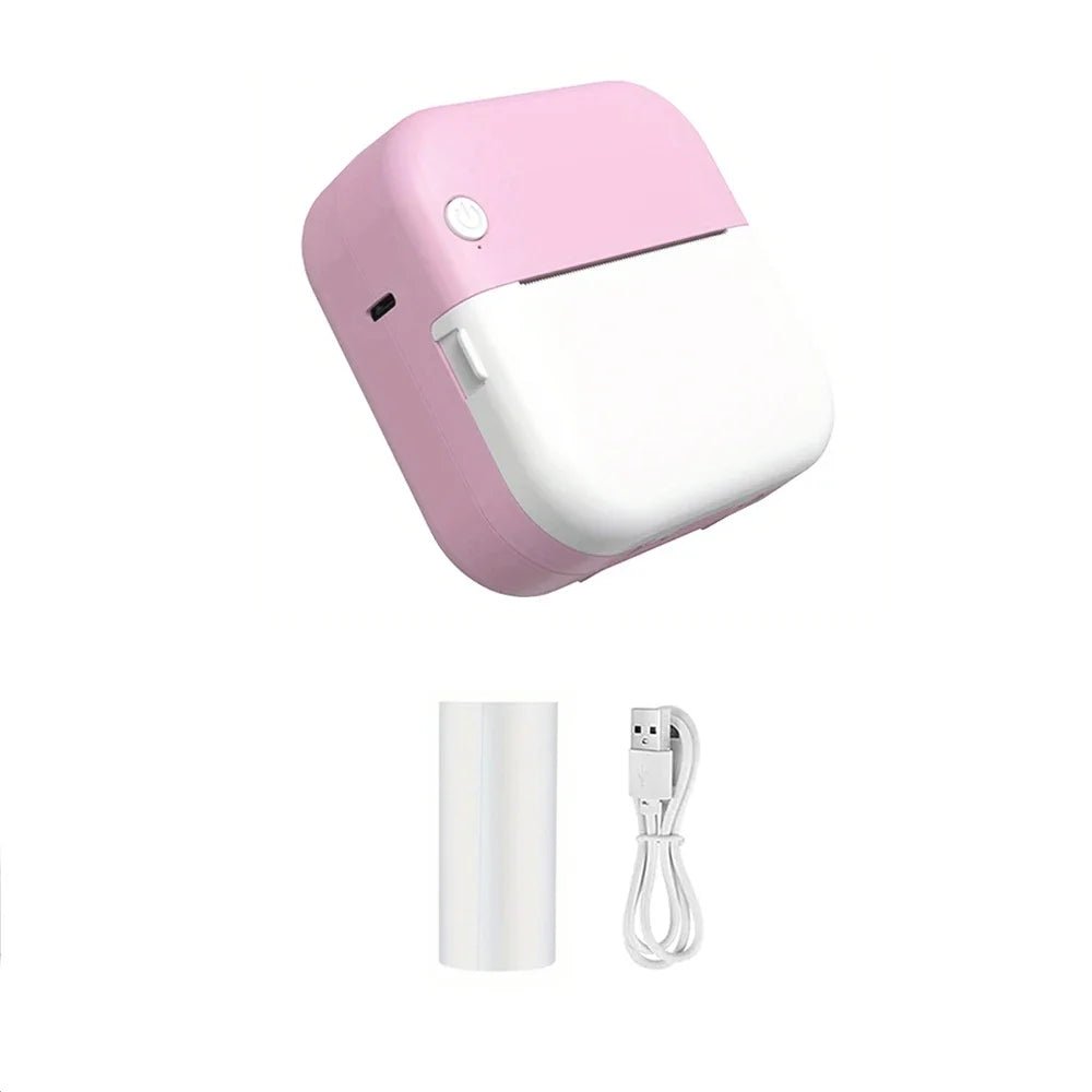 Portable Mini Thermal Printer | Inkless Sticker & Label Maker highlighting Bluetooth connectivity - Printer by Tech Nova Hub