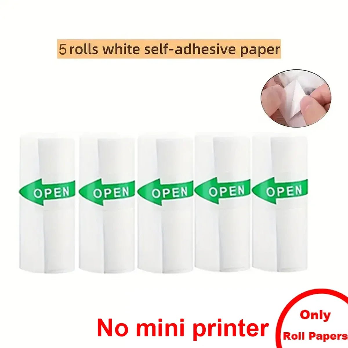 Portable Mini Thermal Printer | Inkless Sticker & Label Maker built to include compact build for easy travel - Printer by Tech Nova Hub