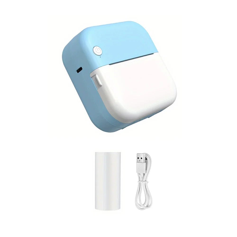 Portable Mini Thermal Printer | Inkless Sticker & Label Maker designed with long-lasting battery life - Printer by Tech Nova Hub