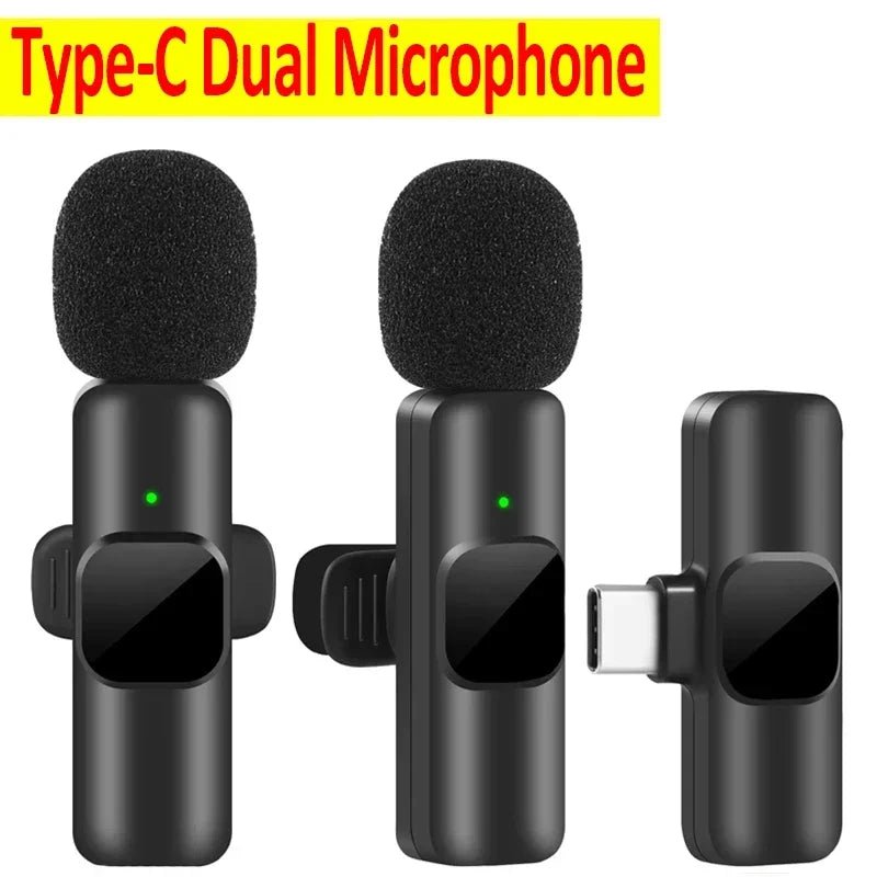 Wireless Lavalier Mic for iPhone & Android highlighting wireless functionality - Lavalier Microphone by Tech Nova Hub