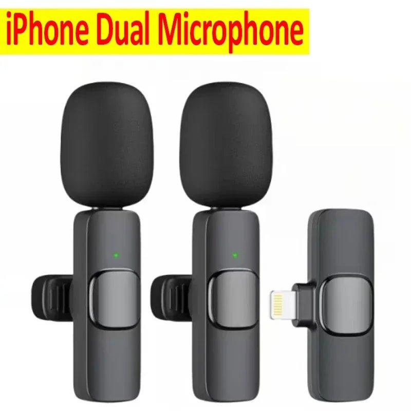Wireless Lavalier Mic for iPhone & Android featuring wireless functionality - Lavalier Microphone by Tech Nova Hub
