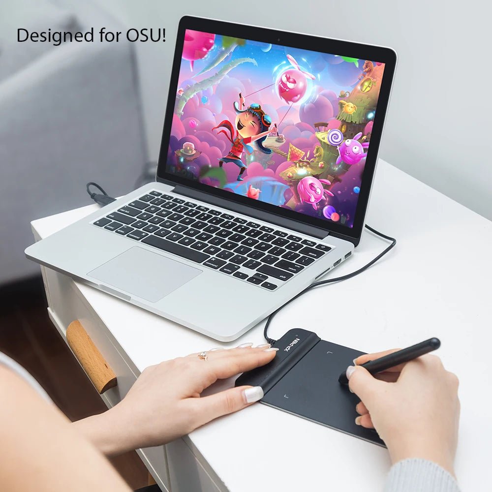 XPPen Star G430S Drawing Tablet – OSU & Design Use highlighting long-lasting battery life - Drawing Tablet by Tech Nova Hub