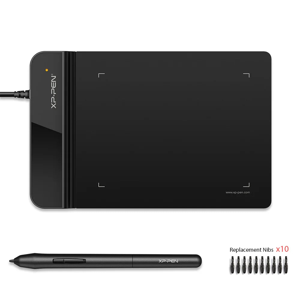 XPPen Star G430S Drawing Tablet – OSU & Design Use enhanced by long-lasting battery life - Drawing Tablet by Tech Nova Hub