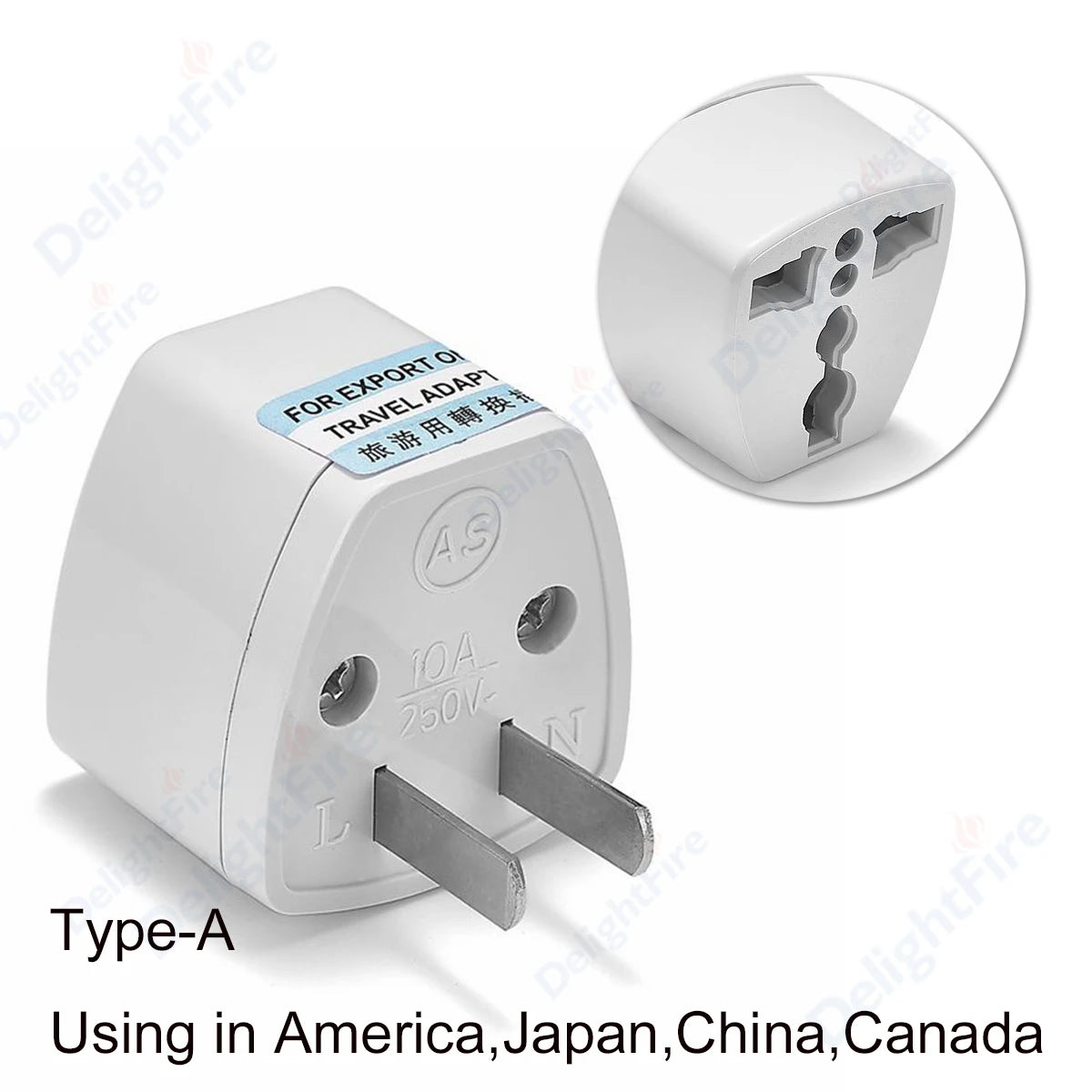 Universal Travel Plug Adapter built to include lightweight construction - Travel Plug Adapter by Tech Nova Hub
