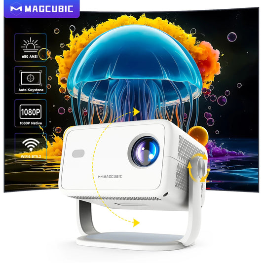 Magcubic L018 1080P Smart Projector with Auto Focus featuring smart technology integration - Electronics by Tech Nova Hub
