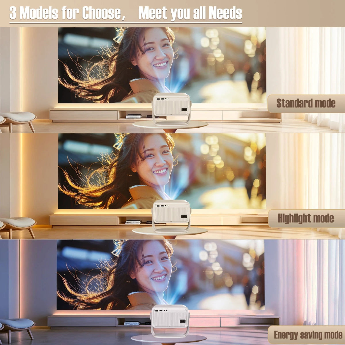 Magcubic L018 1080P Smart Projector with Auto Focus equipped with smart technology integration - Electronics by Tech Nova Hub