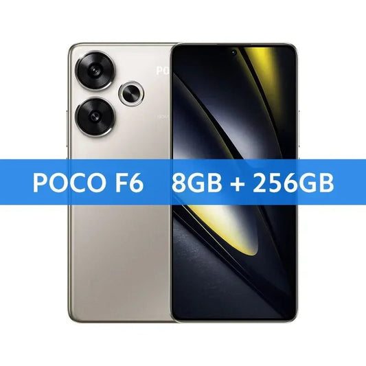 POCO F6 Smartphone 256GB 512GB designed with Bluetooth connectivity - Mobile Phones by Tech Nova Hub