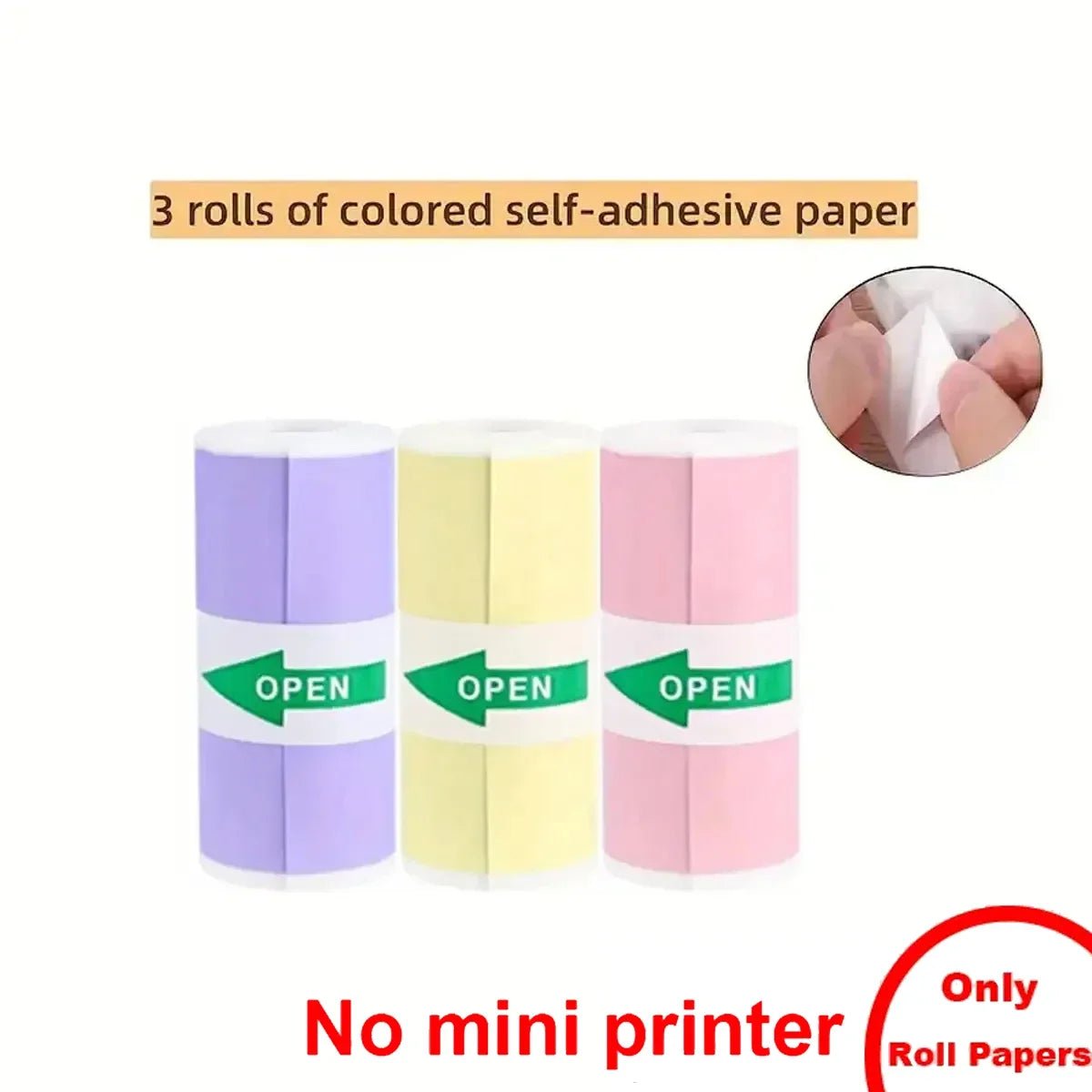 Portable Mini Thermal Printer | Inkless Sticker & Label Maker including portable and lightweight design - Printer by Tech Nova Hub