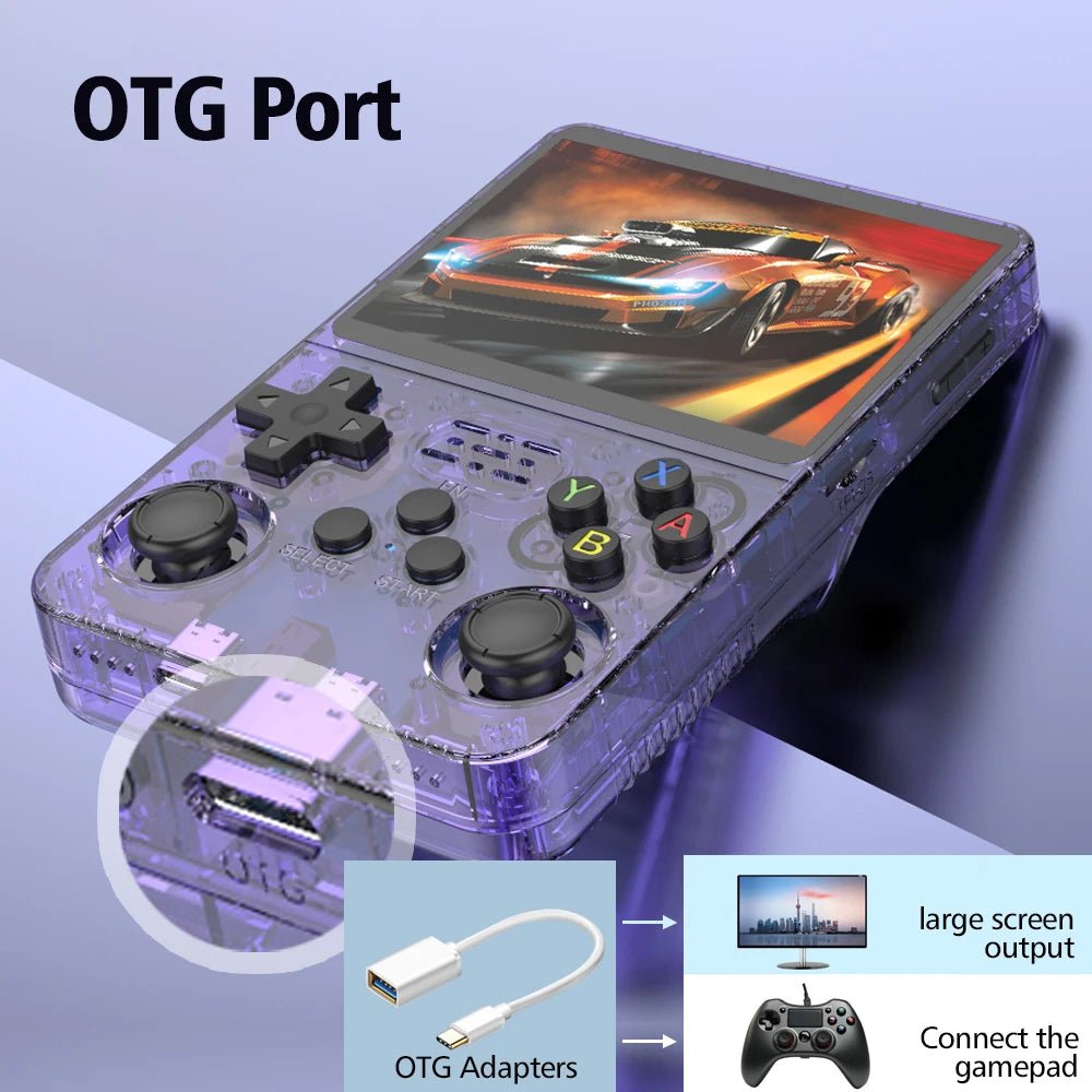 R36S Retro Handheld Game Console 128G equipped with portable and lightweight design - Handheld Game Console by Tech Nova Hub