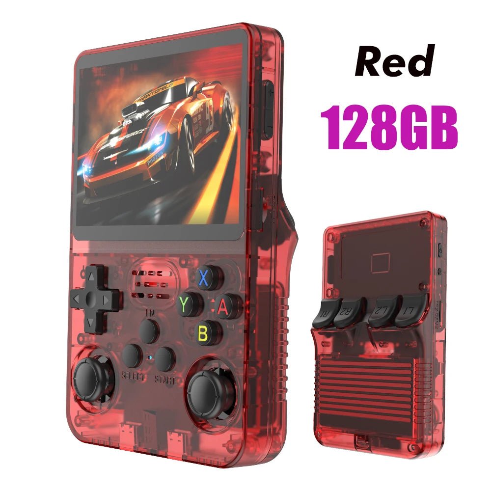 R36S Retro Handheld Game Console 128G including portable and lightweight design - Handheld Gaming Console by Tech Nova Hub
