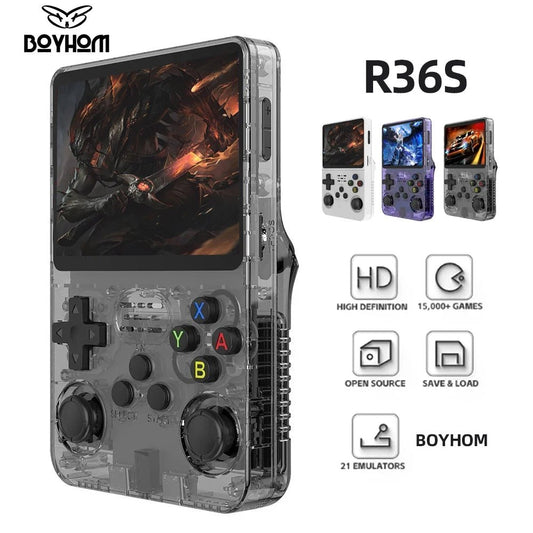 R36S Retro Handheld Game Console 128G featuring portable and lightweight design - Handheld Gaming Console by Tech Nova Hub