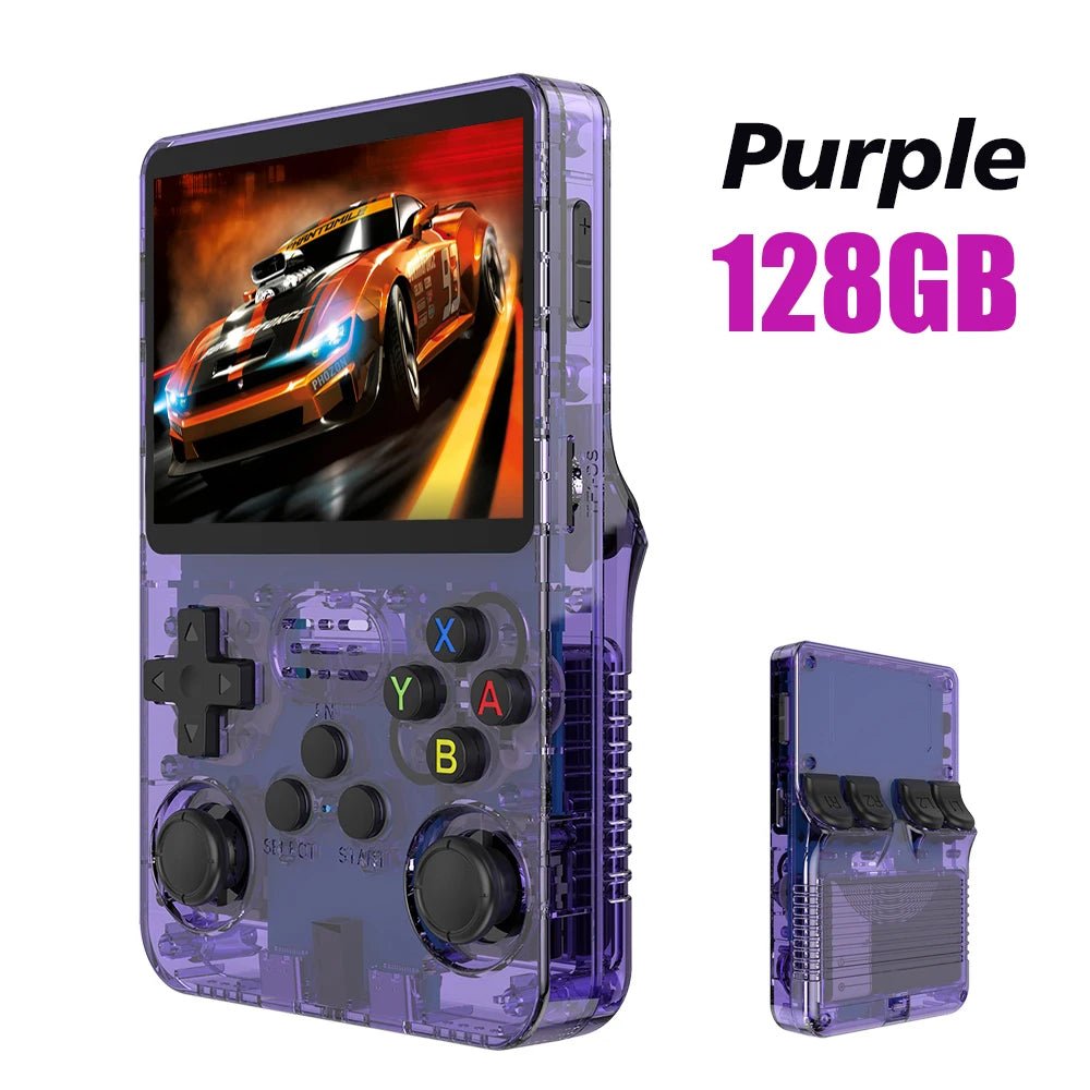 R36S Retro Handheld Game Console 128G built to include portable and lightweight design - Handheld Gaming Console by Tech Nova Hub